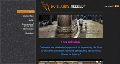 Desktop Screenshot of nothanksneeded.org